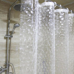 Waterproof 3D Shower Curtain With 12 Hooks Bathing Sheer For Home Decoration Bathroom Accessaries 180X180cm 180X200cm