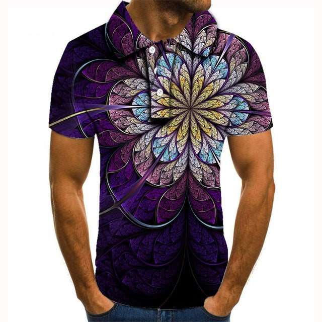 Polo shirt men men clothing polo shirt men Summer Men's Short Sleeve Polo Shirt High Quality Men Printed Polo Shirt | Vimost Shop.