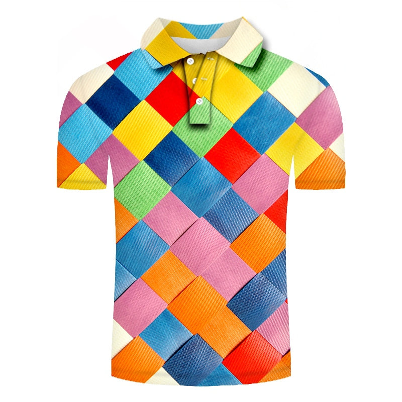 Polo shirt men men clothing polo shirt men Summer Men's Short Sleeve Polo Shirt High Quality Men Printed Polo Shirt | Vimost Shop.