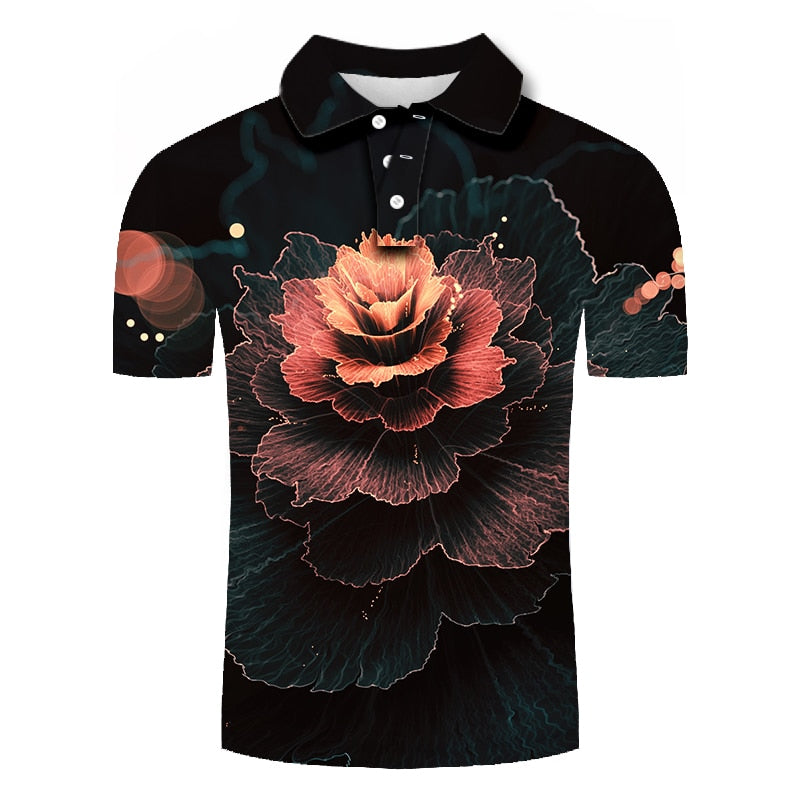 Polo shirt men men clothing polo shirt men Summer Men's Short Sleeve Polo Shirt High Quality Men Printed Polo Shirt | Vimost Shop.