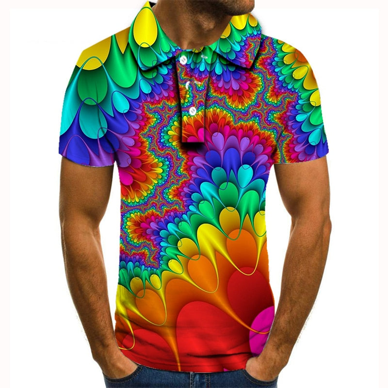 Polo shirt men men clothing polo shirt men Summer Men's Short Sleeve Polo Shirt High Quality Men Printed Polo Shirt | Vimost Shop.