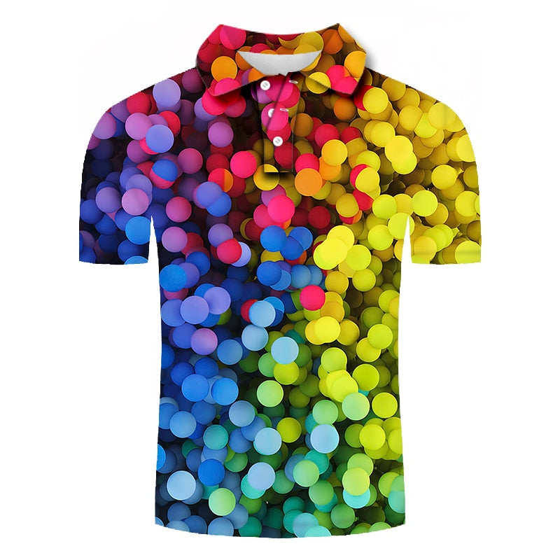 Polo shirt men men clothing polo shirt men Summer Men's Short Sleeve Polo Shirt High Quality Men Printed Polo Shirt | Vimost Shop.