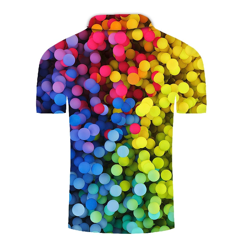 Polo shirt men men clothing polo shirt men Summer Men's Short Sleeve Polo Shirt High Quality Men Printed Polo Shirt | Vimost Shop.