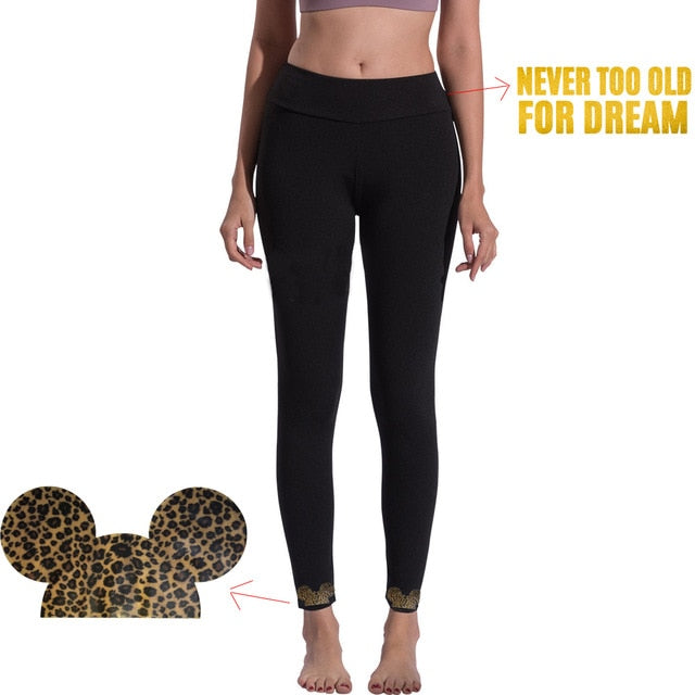 Yoga Pants Mickey Women Push Up Sports Running Sportswear Fitness Leggings | Vimost Shop.