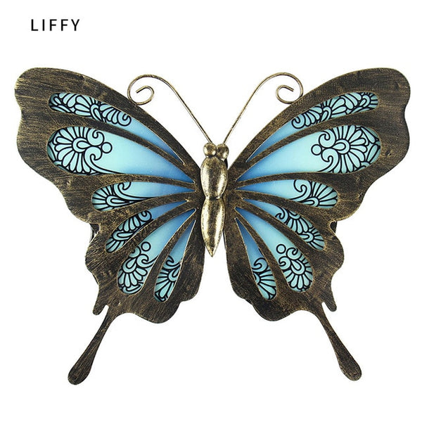 Garden Butterfly of Wall Artwork for Home and Outdoor Decorations Statues Miniatures Sculptures | Vimost Shop.