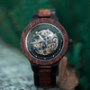 Wooden Mechanical Watch Reloj masculino Mens Watches Top Brand Luxury Timepieces With Bead Bracelet Orologio da uomo | Vimost Shop.