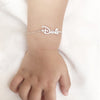 Baby Bracelet Stainless Steel Custom Name Bracelet Custom Jewelry  Nameplate Charm Bracelet For Child BFF | Vimost Shop.