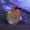 Orgonite Pendant Om Symbol Necklace Chakra Healing Energy Necklace Meditation Jewelry Handmade Professional Dropshipping | Vimost Shop.