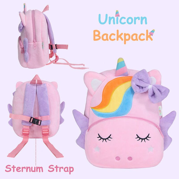 3D Cartoon Plush Children Backpacks Kids Toddler Backpack Kindergarten Schoolbag Girls Boys Unicorn Backpack Purse | Vimost Shop.