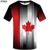 Maple Leaf T shirt Men Fireworks Tshirts Casual Canada Anime Clothes Black T-shirts 3d Psychedelic Shirt Print | Vimost Shop.