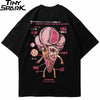 Men Hip Hop T Shirt Funny Ice Cream Anatomy Harajuku Japanese Kanji T-Shirt Streetwear | Vimost Shop.