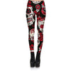 Hot Sell Skull Leggings Women's Skull&flower Black Leggings Digital Print Trousers 7 color skull Woman Stretch Pants Plus Size | Vimost Shop.