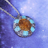 Orgonite Necklace Naturalturquoises Healing Pendant Yoga Energy Necklace Meditation Jewelry Handmade Professional | Vimost Shop.