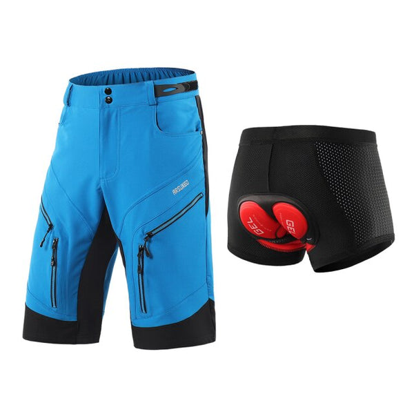 Men Cycling Shorts Loose Fit Downhill MTB Mountain Bike Shorts Outdoor Sport Bicycle Short Pants Water Repellent