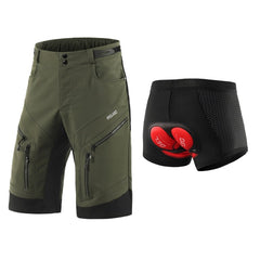 Men Cycling Shorts Loose Fit Downhill MTB Mountain Bike Shorts Outdoor Sport Bicycle Short Pants Water Repellent