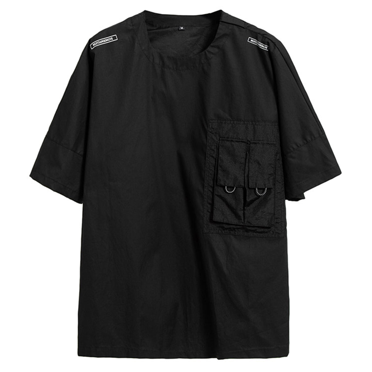 Hip Hop T Shirts Streetwear Men Loose Elastic Band Back Tops  Fashion Summer Harajuku Short Sleeves Shirts | Vimost Shop.