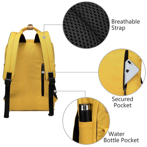 Women Backpack Casual 15 inch Laptop Backpack for Women Water Resistant Designer Top Quality Rucksack School Knapsack | Vimost Shop.