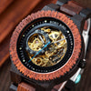 Retro Design Automatic Mechanical Watch erkek kol saati With Side Label Luminous Hand | Vimost Shop.