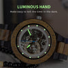 Retro Design Automatic Mechanical Watch erkek kol saati With Side Label Luminous Hand | Vimost Shop.