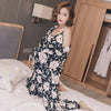 Woman Pajamas Set Sling Cotton 3 Peices Sleepwear | Vimost Shop.