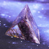 Orgonite Pyramid Amethyst Yoga Energy Ornaments Pyramid Resin Craft Meditation Healing Generator Jewelry | Vimost Shop.