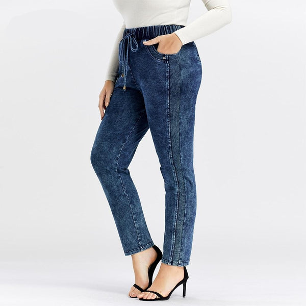 Women's Plus Size Casual Jeans  high flexibility