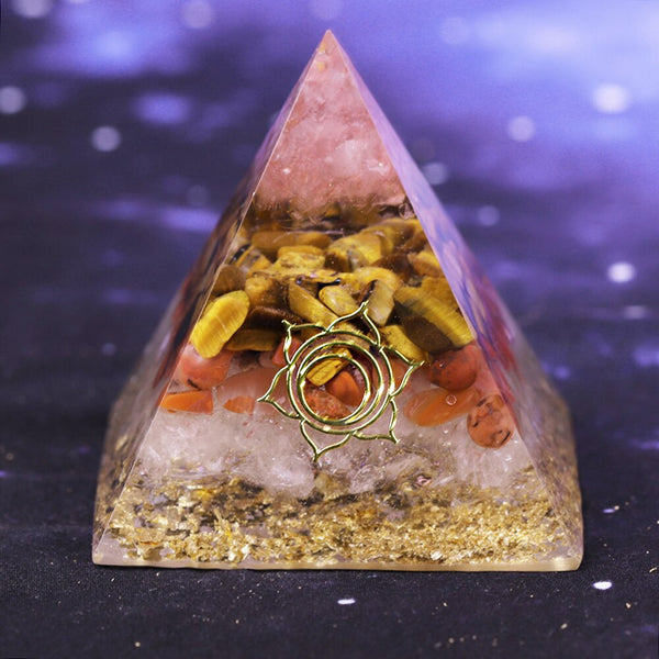 Tiger Eye Crystal For Orgone Pyramid Rose Crystal Energy Generator Yoga Healing/Emf Protection And Meditation Jewelry | Vimost Shop.