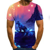 Men's T-shirt fierce lion tiger tops 3D printed short-sleeved funny animal T-shirt casual round neck shirt streetwear | Vimost Shop.