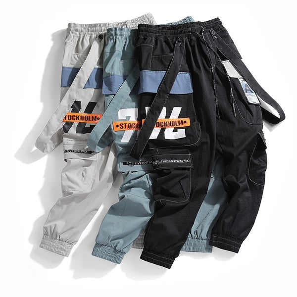 New Hot Jogger Leisure Sports Trousers Men Hip Hop Streetwear Beam Foot Cargo Pants Fashion Printing Men Pants | Vimost Shop.
