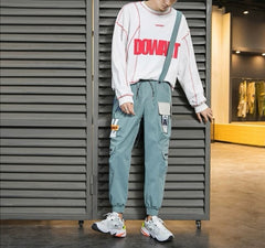 New Hot Jogger Leisure Sports Trousers Men Hip Hop Streetwear Beam Foot Cargo Pants Fashion Printing Men Pants | Vimost Shop.