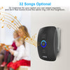 Home Security Welcome Wireless Doorbell Smart Chimes Doorbell Alarm LED light 32 Songs with Waterproof Touch Button | Vimost Shop.