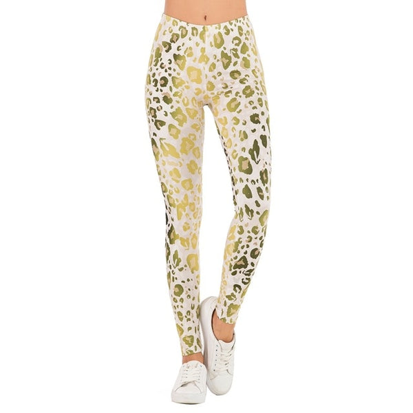 Women Fashion Legging Fluorescent tree branch Printing leggins Slim High Waist Leggings Woman Pants | Vimost Shop.