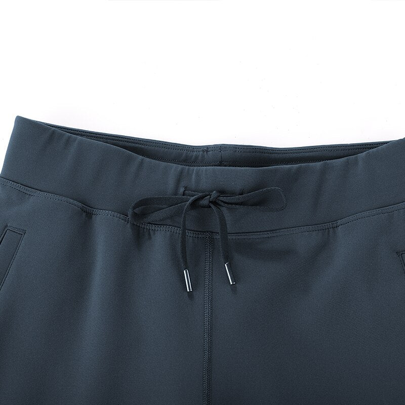 Women's Stretch Casual Pants Drawstring Jogger Travel Lounge Sweatpants with Zipper Pockets