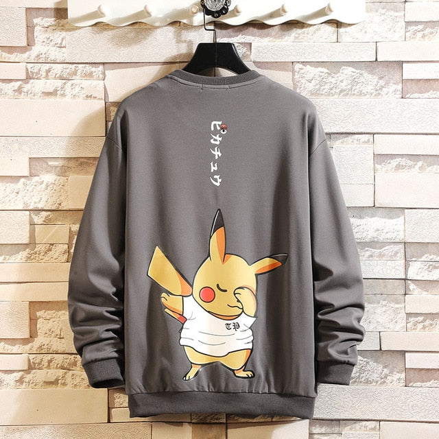 5XL Anime Hoodies Men Black Hooded Japanese Style Cartoon Sweatshirt Mens Hip Hop Brown Causal Hoodiee No Xxxtentacion Loose | Vimost Shop.