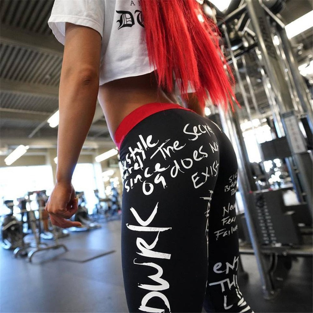 Women Slim Fitness High Waist Elastic Workout Leggings for Gym Sport Running Europe Size | Vimost Shop.