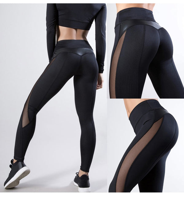 Women Leggings Sexy Pants Push Up Fitness Gym Leggins Running Mesh Seamless Workout Pants Femme High Waist | Vimost Shop.