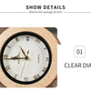 Wood Watch Female Women M19 Rose Sandal Minimal Dress Quartz Wristwatch Top Brand Luxury | Vimost Shop.