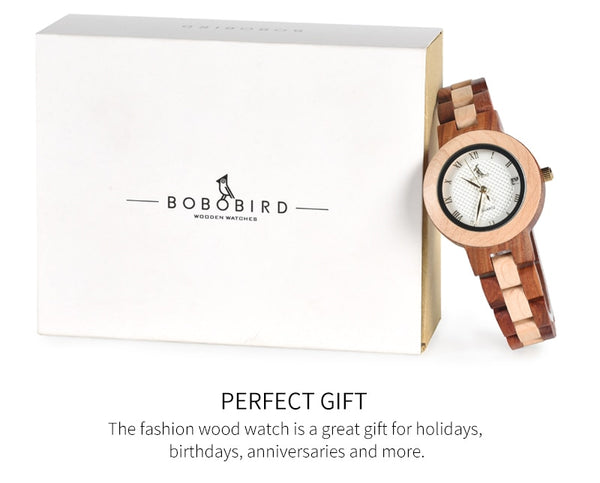 Wood Watch Female Women M19 Rose Sandal Minimal Dress Quartz Wristwatch Top Brand Luxury | Vimost Shop.