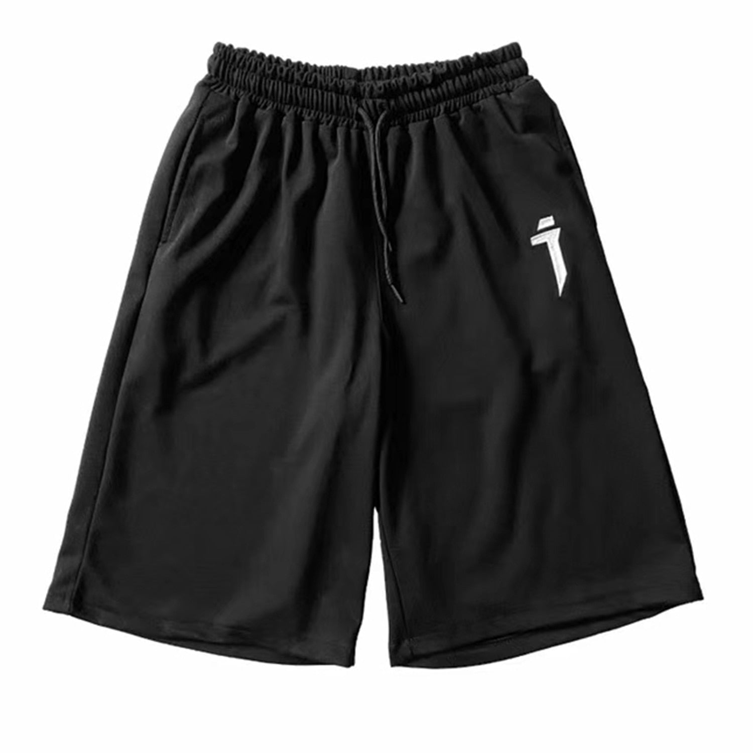 Techwear Style Print Hip Hop Pants Men 2020 Summer Streetwear Loose Cargo Shorts Cotton Jogger Streetpants Black | Vimost Shop.