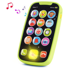 Educational toys Cellphone with LED Baby Kid Educational phone English Learning Mobile Phone Toy Chrismtas Gifts