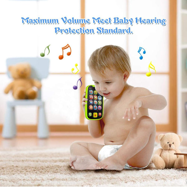 Educational toys Cellphone with LED Baby Kid Educational phone English Learning Mobile Phone Toy Chrismtas Gifts | Vimost Shop.