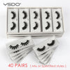 Wholesale Eyelashes 20/30/40/50/100 Pairs Faux 3D Mink Lashes Natural False Eyelashes Makeup Cilios Thick Mink Eyelashes In Bulk | Vimost Shop.