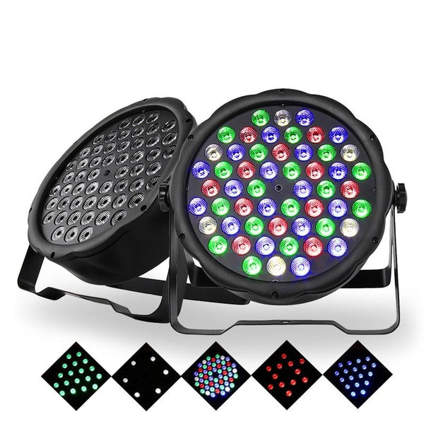 LED Par Light RGBW 54x3W Disco Wash Light Equipment 8 Channels DMX 512 LED Uplights Stage Lighting Effect Light Fast Shipping | Vimost Shop.