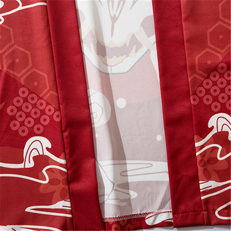 Japan Streetwear Man Beach Kimono Cardigan Cosplay Shirt Blouse for Men Unisex Japanese Yukata Kimonos | Vimost Shop.