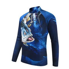 New Professional sublimated Anti-UV sun protection fishing tshirts Jerseys quick dry Long Sleeve breathable fishing shirts | Vimost Shop.