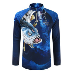 New Professional sublimated Anti-UV sun protection fishing tshirts Jerseys quick dry Long Sleeve breathable fishing shirts | Vimost Shop.