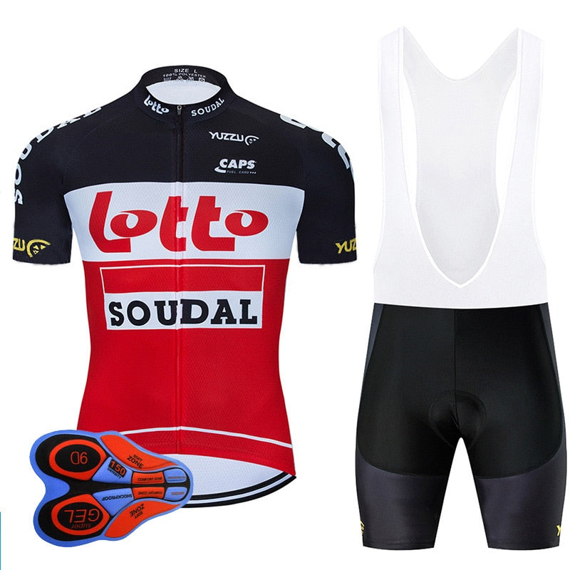 Pro Team LOTTO Cycling Clothing 9D Set MTB Uniform Belgium Bicycle Clothes Quick Dry Bike Jersey Mens Short Maillot Culotte | Vimost Shop.