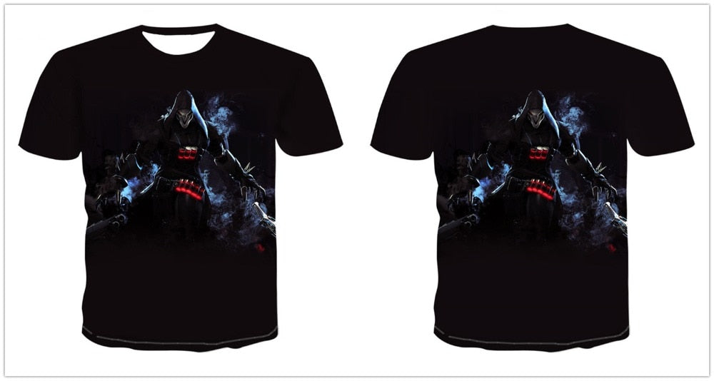 Skull graphic T-shirt horror men's T-shirt 3D fashion tops summer T-shirt men's O-neck shirt boy clothing plus size streetwear | Vimost Shop.