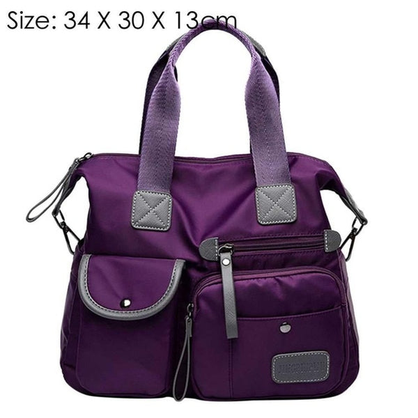 Multiuse Women Waterproof Handbag Nylon Tote Travel Messenger Crossbody Bags For Women Bolsa Feminina Top-Handle Shoulder Bag | Vimost Shop.