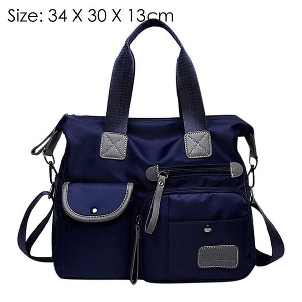 Multiuse Women Waterproof Handbag Nylon Tote Travel Messenger Crossbody Bags For Women Bolsa Feminina Top-Handle Shoulder Bag | Vimost Shop.